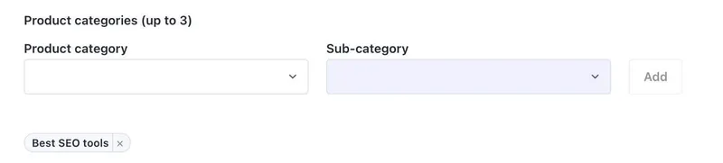 Product category