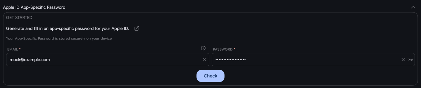 App 专用密码设置
