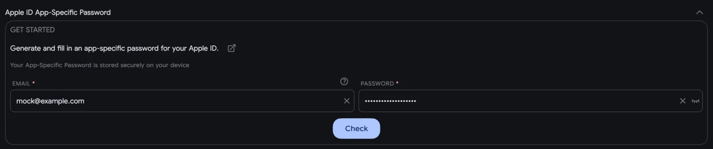 App 专用密码设置