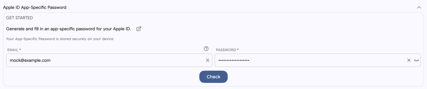 App 专用密码设置