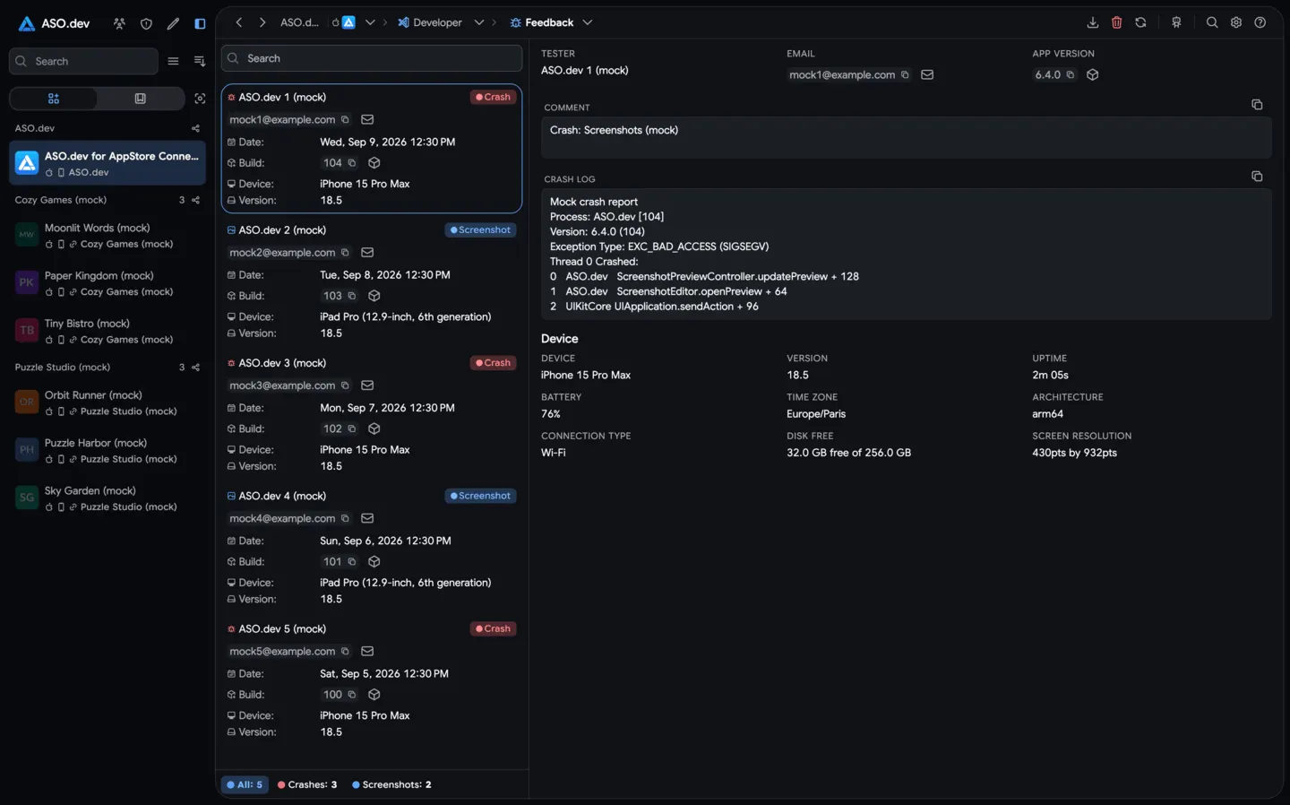 Beta feedback