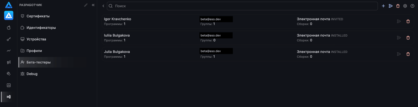 Managing Beta Testers