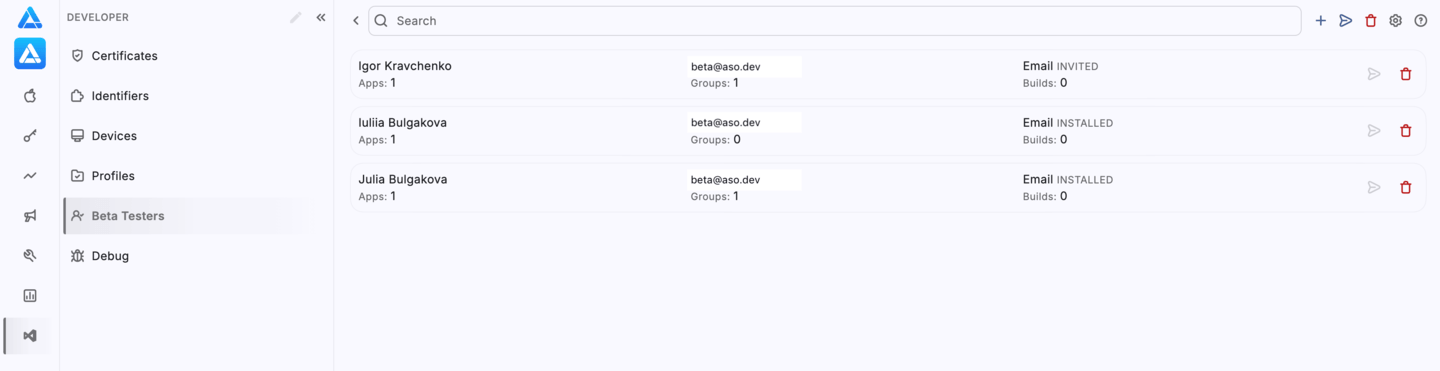 Managing Beta Testers