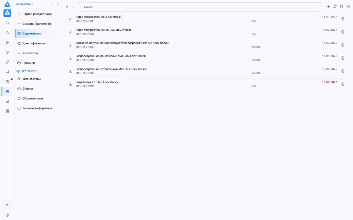 Сертификаты