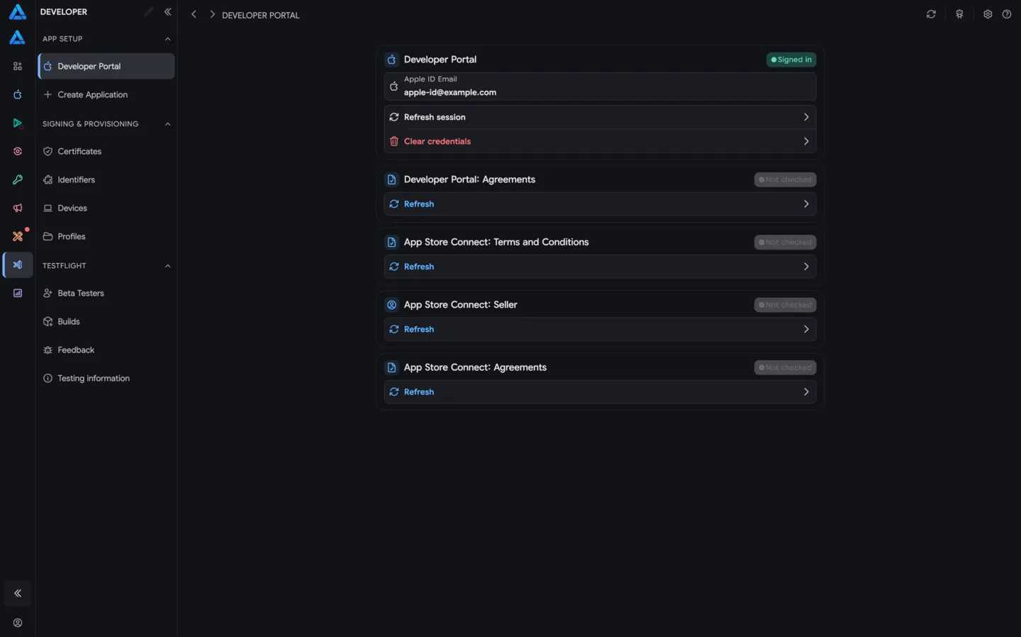ASO.dev 中的 Apple Developer 账号