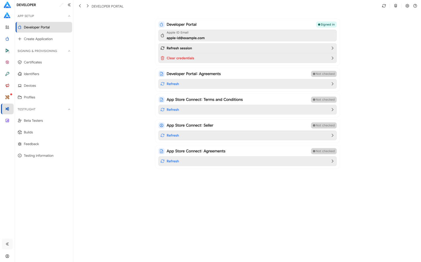 ASO.dev 中的 Apple Developer 账号