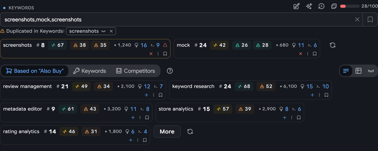 Editor input