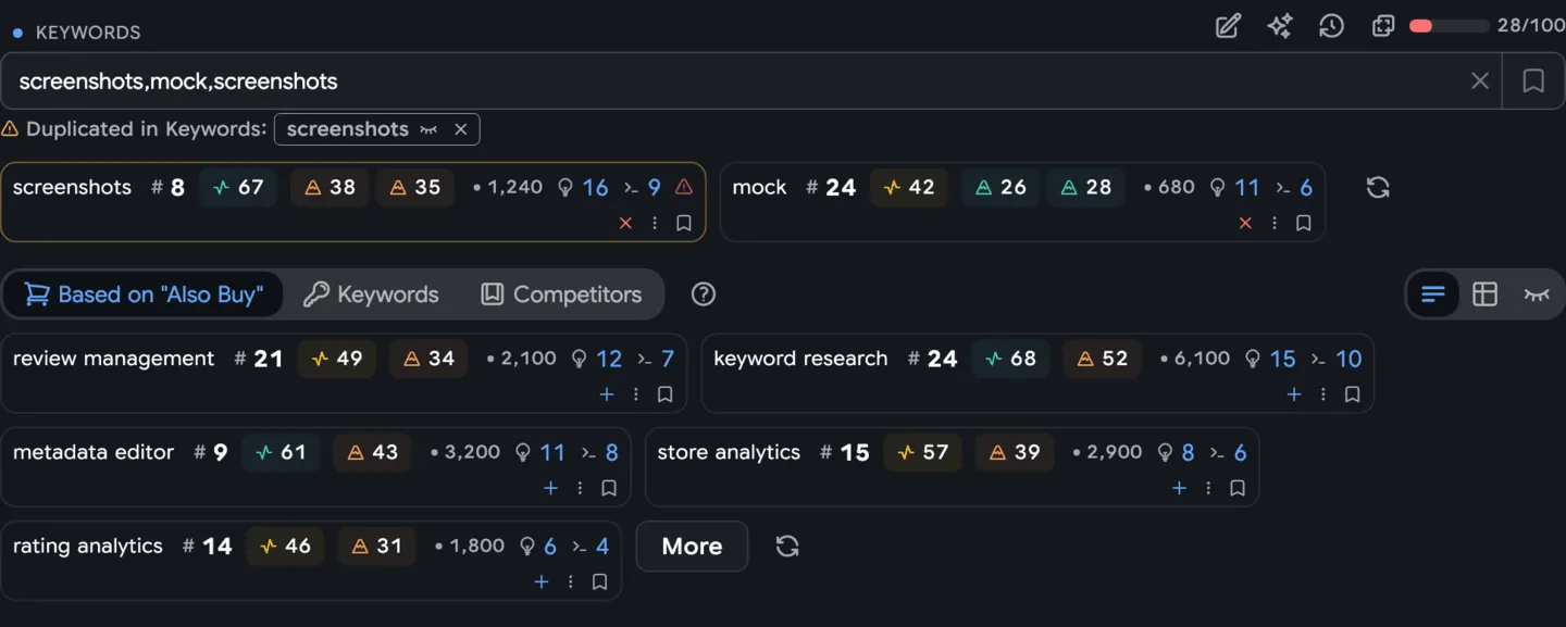Editor input