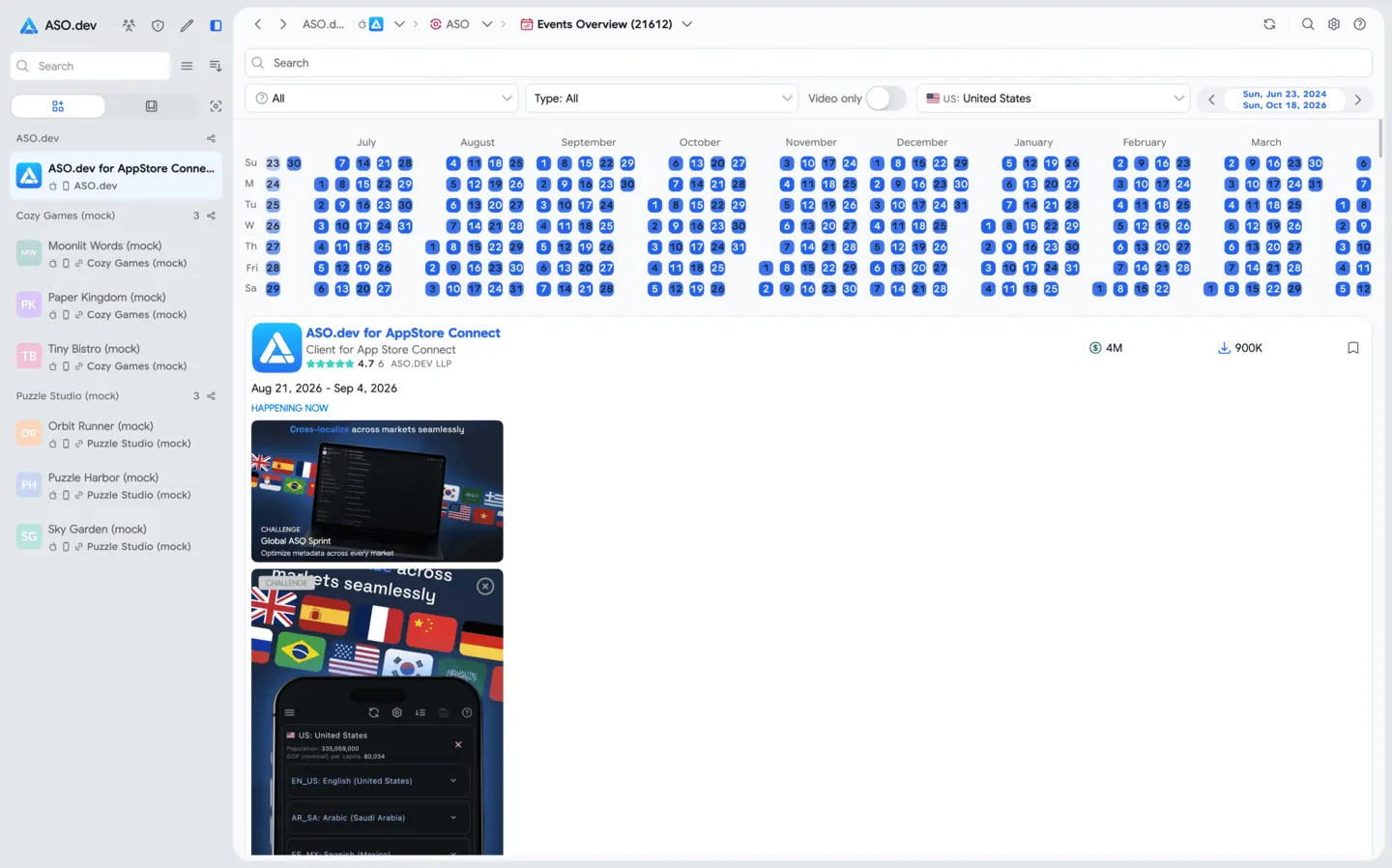 In-App Events Overview