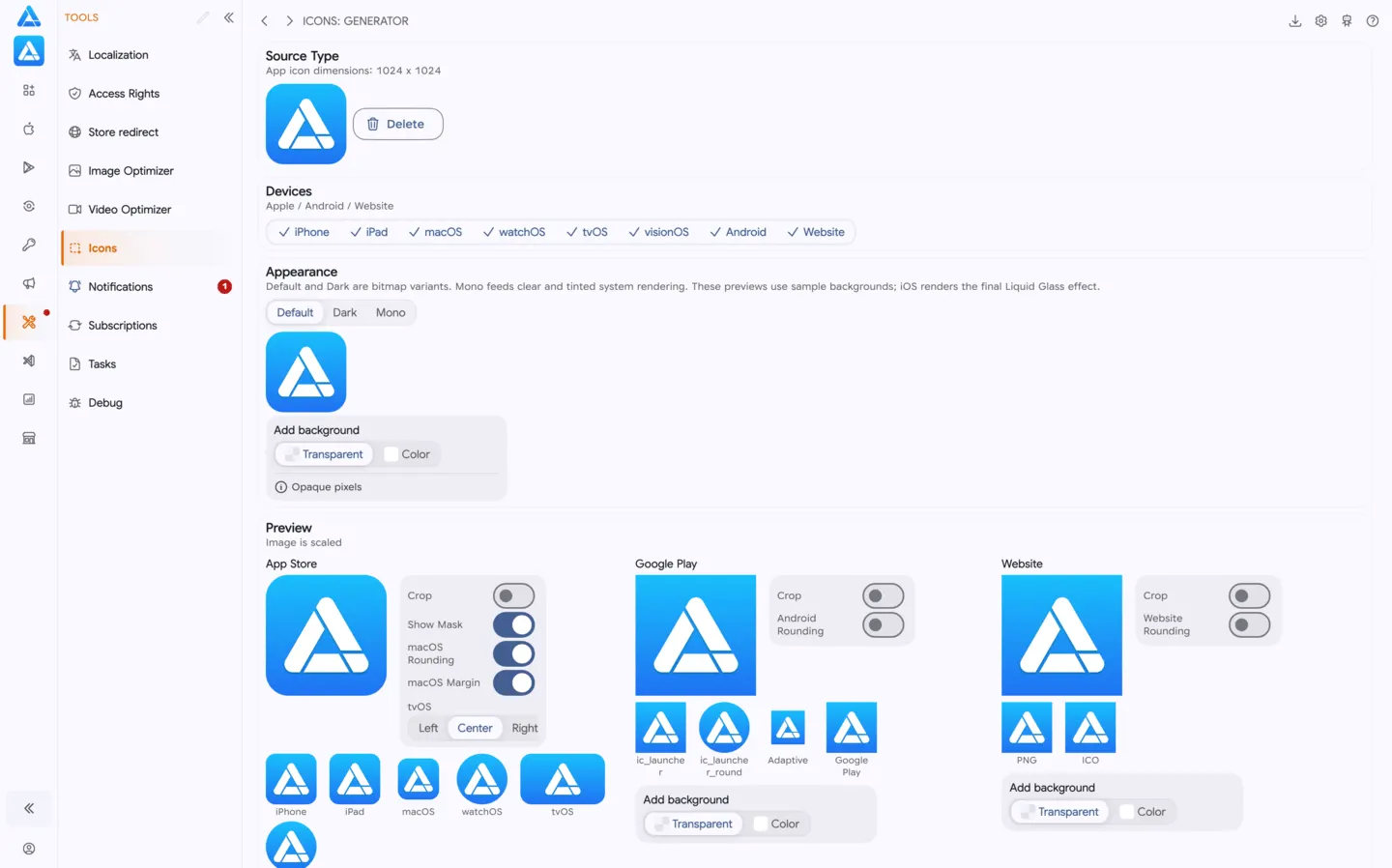 Icons Generator