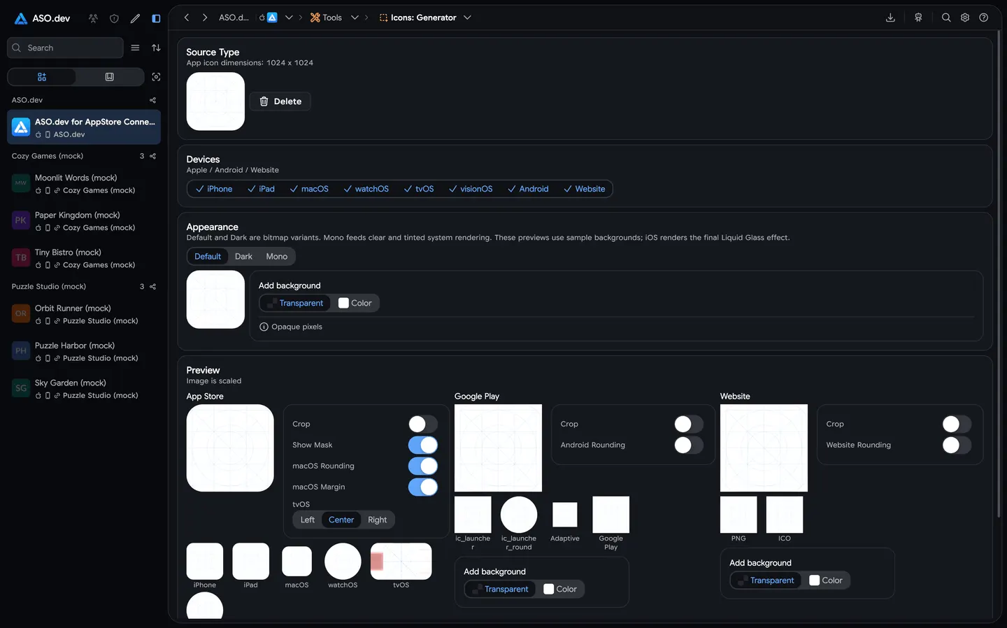 Icons Generator