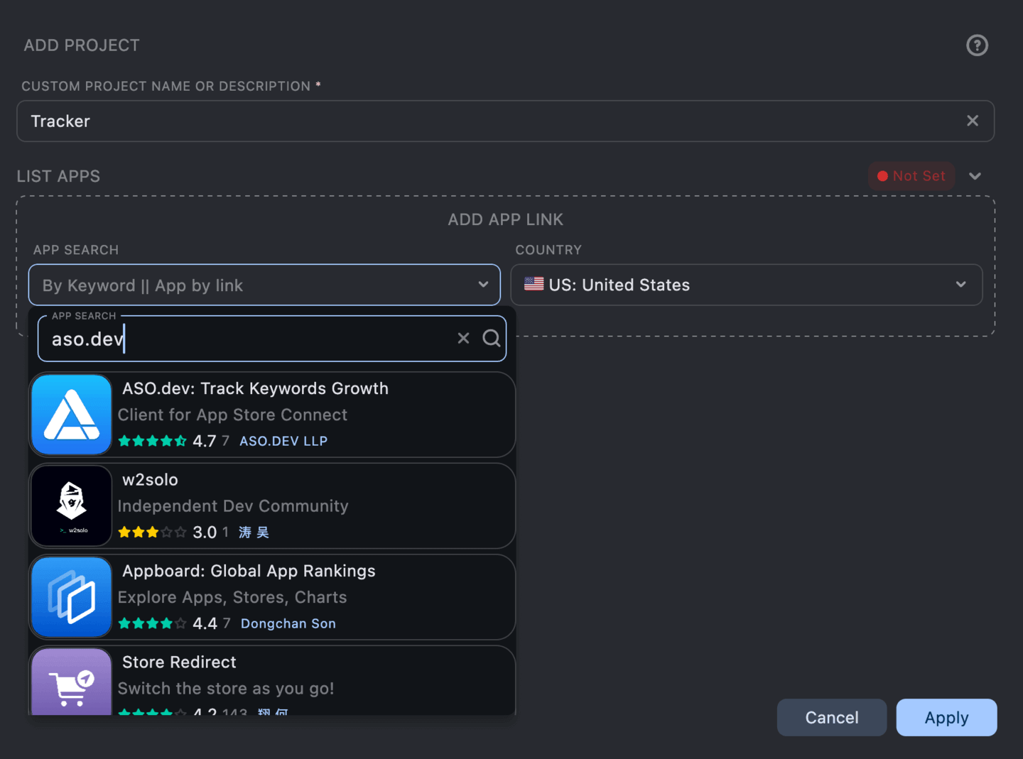 Setting Up a Project without an API Key