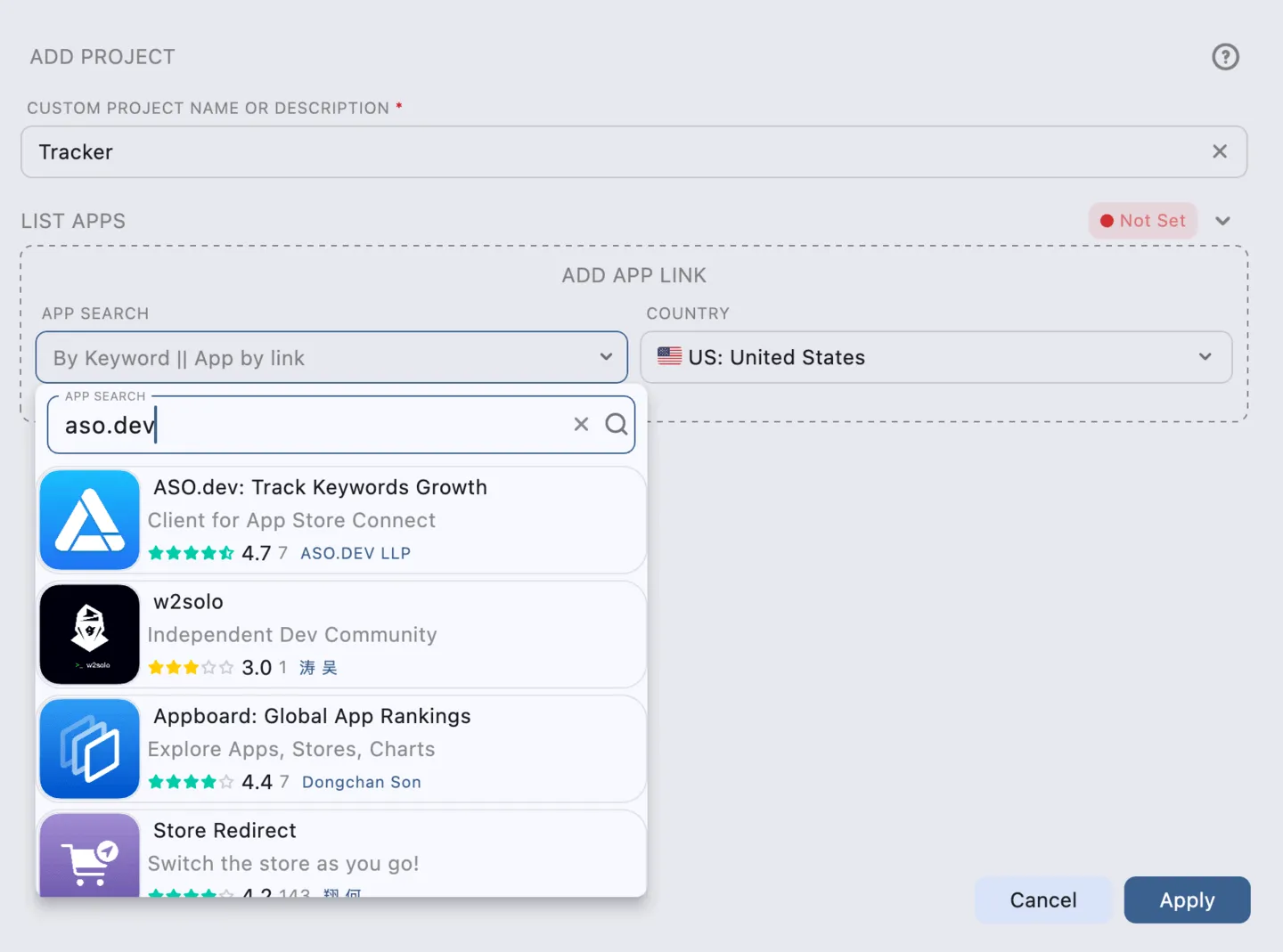 Setting Up a Project without an API Key