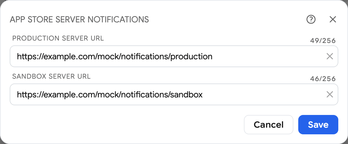 Server Notifications