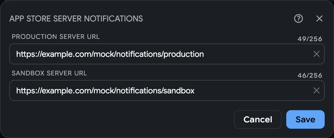 Server Notifications