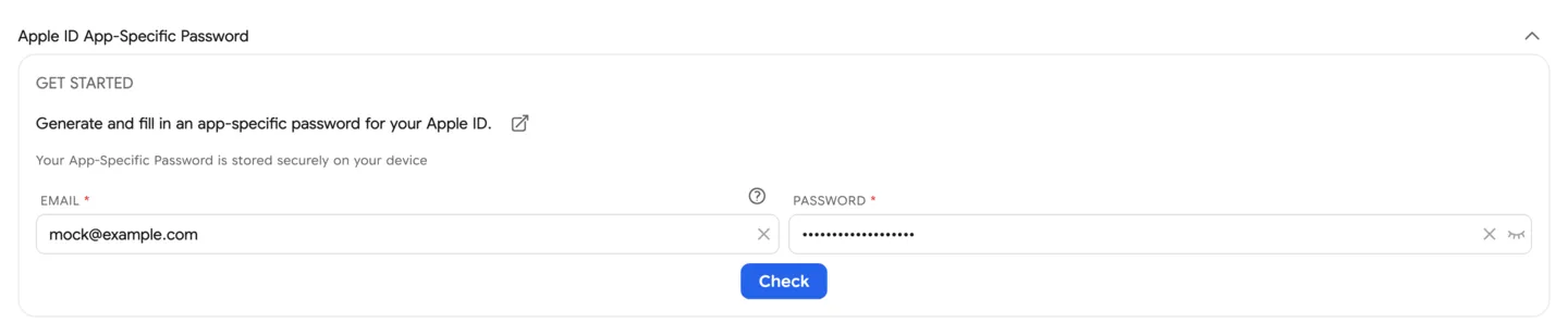 App 专用密码设置