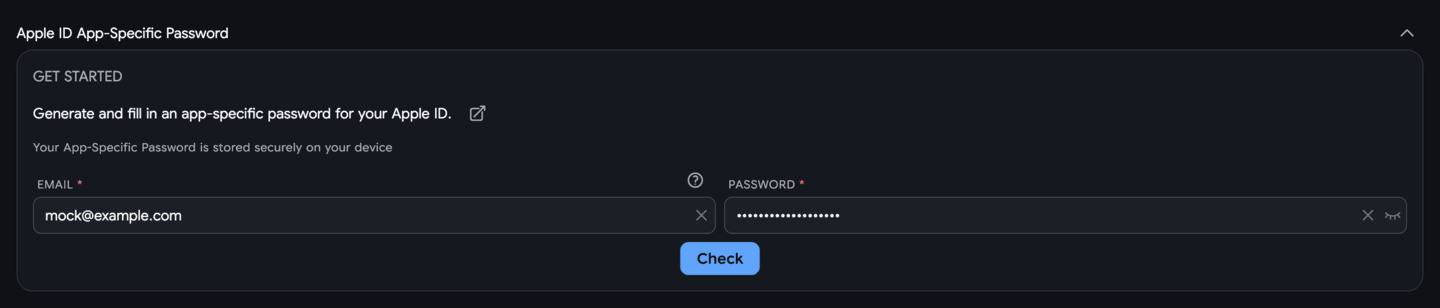 App 专用密码设置