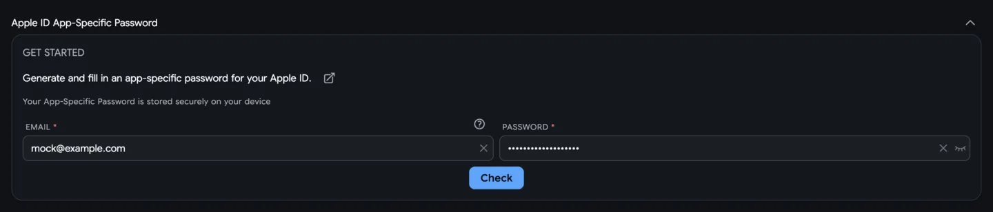 App 专用密码设置