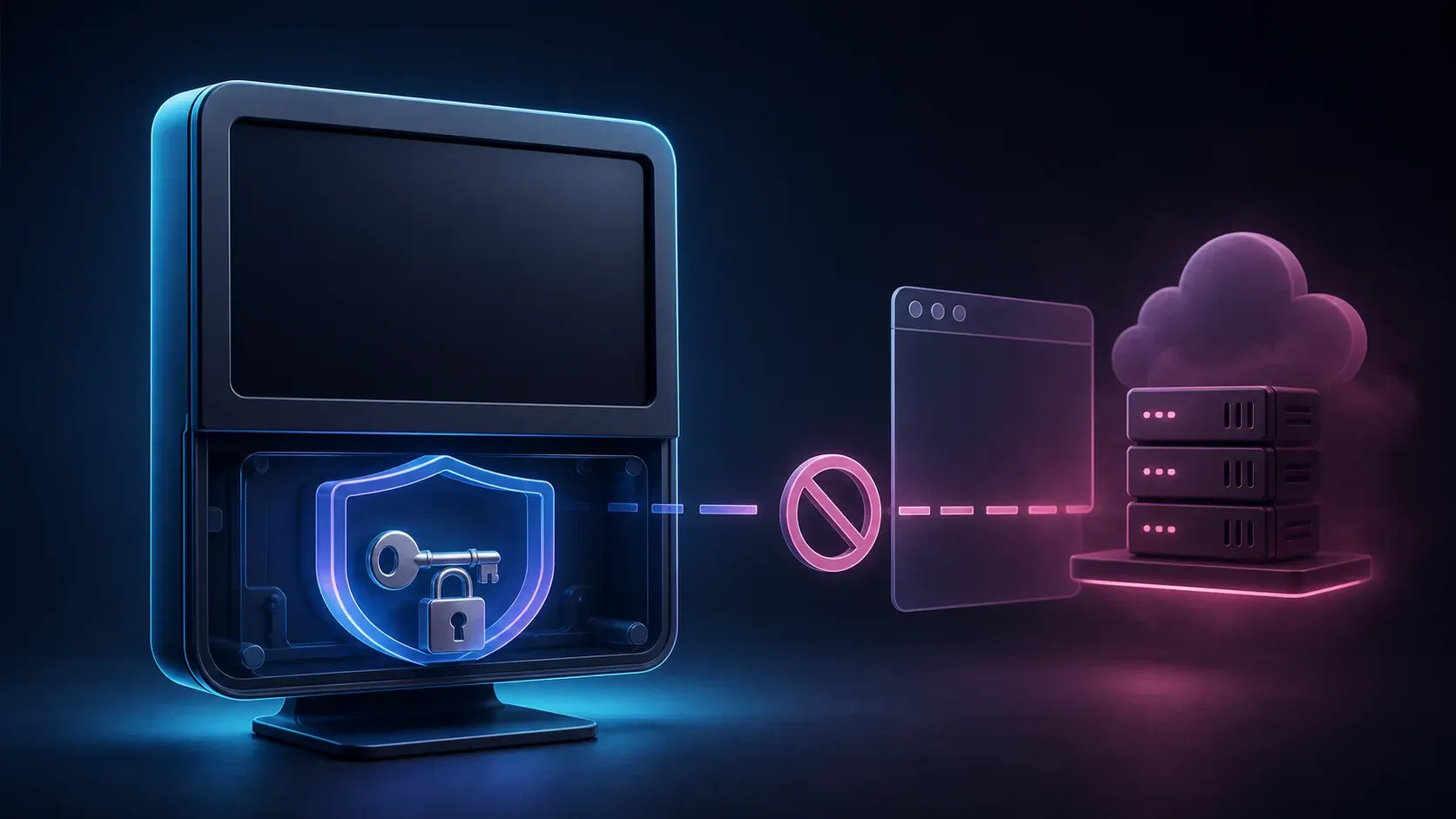 Security: No Web Version