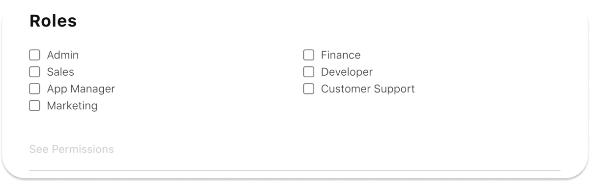 App Store Connect. User roles