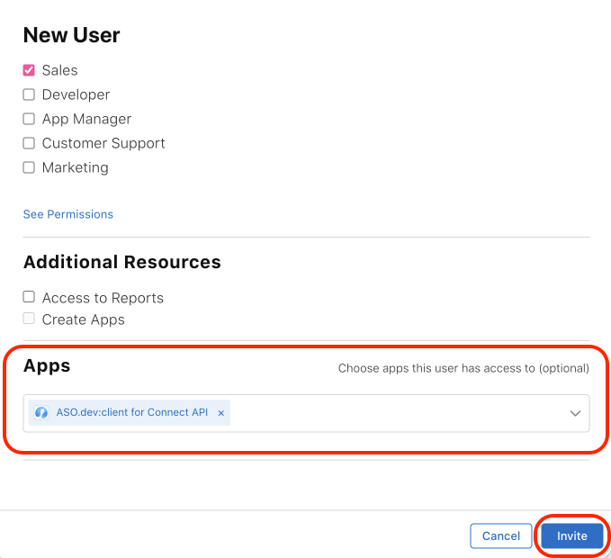 AppStore Connect. Apps